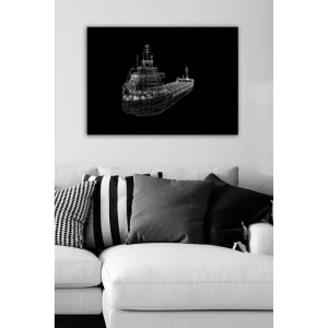 Snabb leverans Dekorativ Canvastavla 50x70 cm Flerfärgad - Inredning