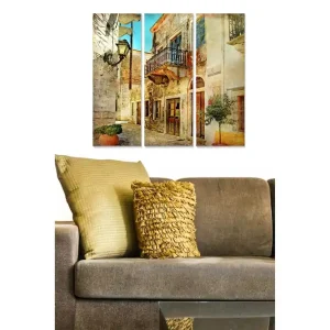 Köp nu Canvastavla City 3-pack Flerfärgad 20x50 cm - Inredning