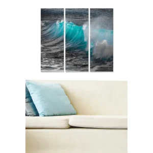 Tavla Nautical 3-pack Flerfärgad 20x50 cm - Inredning Bästa pris