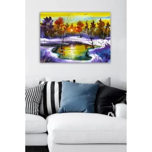 Populärt val Dekorativ Canvastavla 50x70 cm Flerfärgad - Inredning