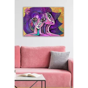 Dekorativ Canvastavla 50x70 cm Flerfärgad - Inredning Endast denna vecka