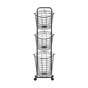 Ayapal Metallställ 37 cm 3 Korgar - Förvaring Bästa pris