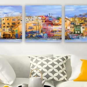 Begränsad tid Canvastavla VP Spain 3-pack Flerfärgad 30x30 cm - Inredning