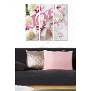 Köp nu Canvastavla Love 3-pack Flerfärgad 20x50 cm - Inredning