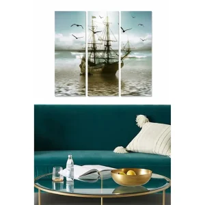 Canvastavla Scenic 3-pack Flerfärgad 20x50 cm - Inredning Bästa pris