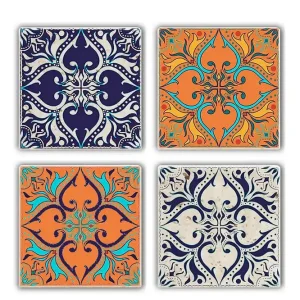 Begränsat antal Glasunderlägg 4-pack - Inredning & dekor