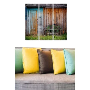 Tavla Vehicle 3-pack Flerfärgad 20x50 cm - Inredning Kampanjpris