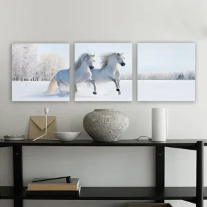 Dekorativ Canvastavla 3-Delar 30x30 cm Flerfärgad - Inredning Köp nu