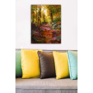 risnedsättning Dekorativ Canvastavla 50x70 cm Flerfärgad - Inredning
