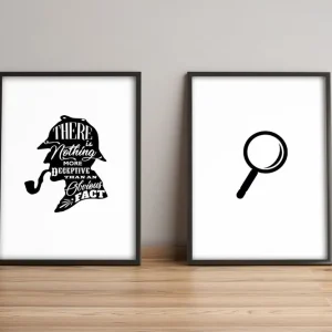 Tavla Sayings med Ram 2-pack Flerfärgad 36x51 cm - Inredning Reapris
