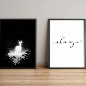 Nyhet Tavla Sayings med Ram 2-pack Flerfärgad 36x51 cm - Inredning