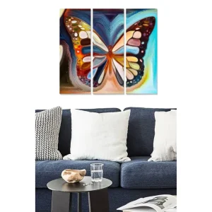 Canvastavla Animal 3-pack Flerfärgad 20x50 cm - Inredning Billigare