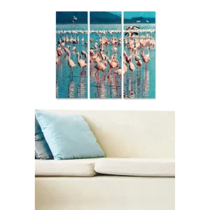 Canvastavla Animal 3-pack Flerfärgad 20x50 cm - Inredning Premium