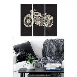 Tavla Vehicle 3-pack Flerfärgad 20x50 cm - Inredning Billig