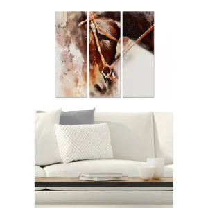 Köp nu Canvastavla Abstract 3-pack Flerfärgad 20x50 cm - Inredning