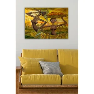 Dekorativ Canvastavla 50x70 cm Flerfärgad - Inredning Snabb leverans