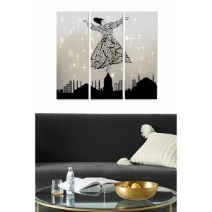 Utförsäljning Canvastavla Religion 3-pack Flerfärgad 20x50 cm - Inredning