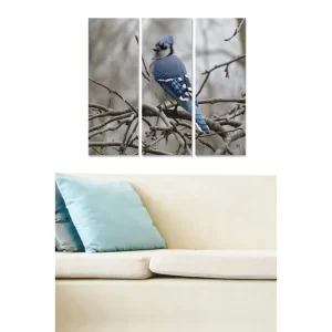 risnedsättning Tavla Animal 3-pack Flerfärgad 20x50 cm - Inredning