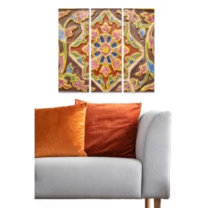 Nyhet Canvastavla Oriental 3-pack Flerfärgad 20x50 cm - Inredning