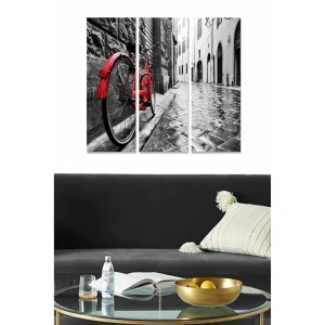 Tavla Vehicle 3-pack Flerfärgad 20x50 cm - Inredning Begränsat erbjudande
