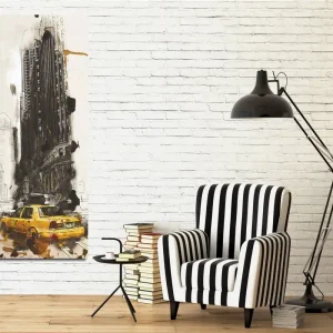 Beställ nu Dekorativ Canvastavla 30x80 cm Flerfärgad - Inredning