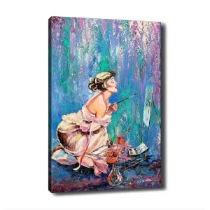Dekorativ Canvastavla 50x70 cm Flerfärgad - Inredning Beställ nu