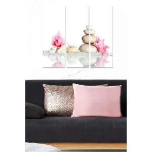Canvastavla Floral 3-pack Flerfärgad 20x50 cm - Inredning Reapris
