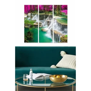 Utförsäljning Canvastavla Scenic 3-pack Flerfärgad 20x50 cm - Inredning