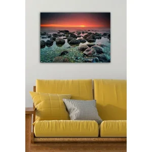 Dekorativ Canvastavla 50x70 cm Flerfärgad - Inredning risnedsättning