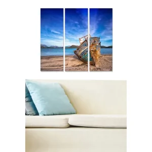 Köp online Tavla Scenic 3-pack Flerfärgad 20x50 cm - Inredning