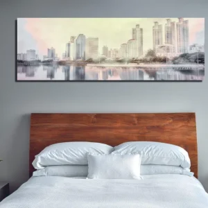 Nyhet Dekorativ Canvastavla 30x80 cm Flerfärgad - Inredning
