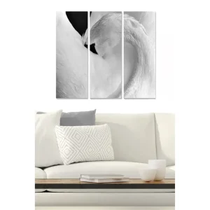 Rabatt Tavla Animal 3-pack Flerfärgad 20x50 cm - Inredning