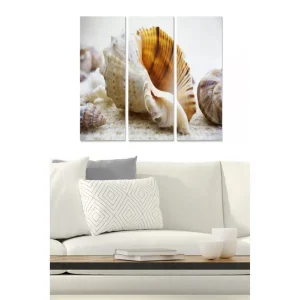 Rabatter Canvastavla Nautical 3-pack Flerfärgad 20x50 cm - Inredning