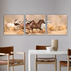 Dekorativ Canvastavla 3-Delar 30x30 cm Flerfärgad - Inredning Snabb frakt