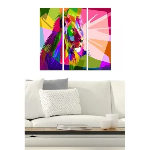 Reapris Tavla Colorful 3-pack Flerfärgad 20x50 cm - Inredning