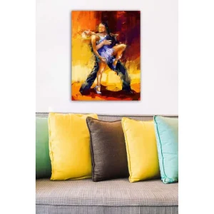 Outlet Dekorativ Canvastavla 50x70 cm Flerfärgad - Inredning