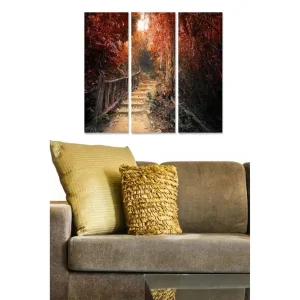 Lägg i varukorgen Tavla Scenic 3-pack Flerfärgad 20x50 cm - Inredning