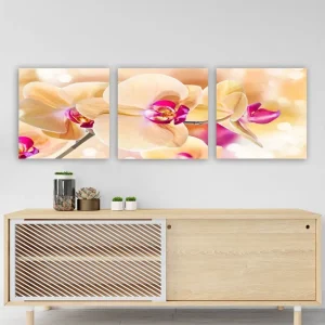 Premium Dekorativ Canvastavla 3-Delar 30x30 cm Flerfärgad - Inredning