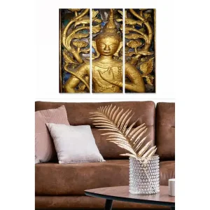 Canvastavla Spiritual 3-pack Flerfärgad 20x50 cm - Inredning Bästa pris