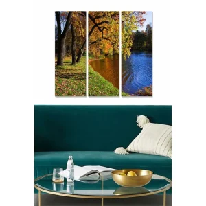 Tavla Scenic 3-pack Flerfärgad 20x50 cm - Inredning Premium