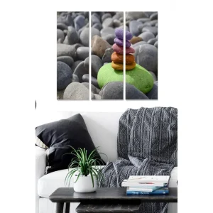 Canvastavla 3-pack Flerfärgad 20x50 cm - Inredning Lägg i varukorgen