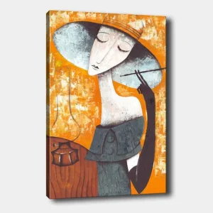 Dekorativ Canvastavla 50x70 cm Flerfärgad - Inredning Billig
