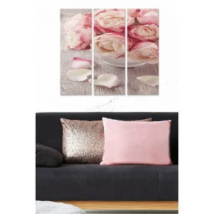 Canvastavla Abstract 3-pack Flerfärgad 20x50 cm - Inredning Bästa pris