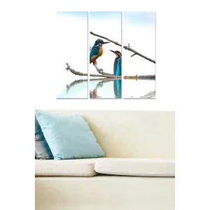 Endast denna vecka Canvastavla Animal 3-pack Flerfärgad 20x50 cm - Inredning