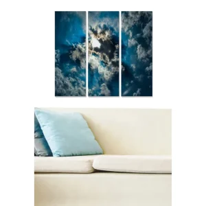 Bästa pris Tavla Scenic 3-pack Flerfärgad 20x50 cm - Inredning