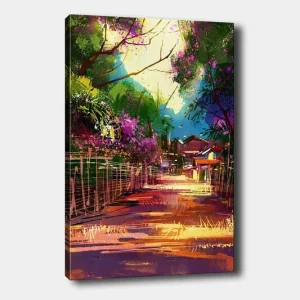 Lägg i varukorgen Dekorativ Canvastavla 50x70 cm Flerfärgad - Inredning