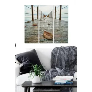 Canvastavla Scenic 3-pack Flerfärgad 20x50 cm - Inredning Erbjudandepris