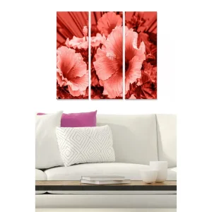 Canvastavla Abstract 3-pack Flerfärgad 20x50 cm - Inredning Expressleverans