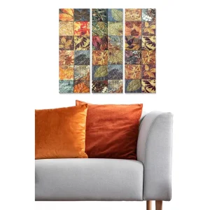 Köp nu Canvastavla Floral 3-pack Flerfärgad 20x50 cm - Inredning