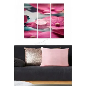 Canvastavla Abstract 3-pack Flerfärgad 20x50 cm - Inredning Säker betalning